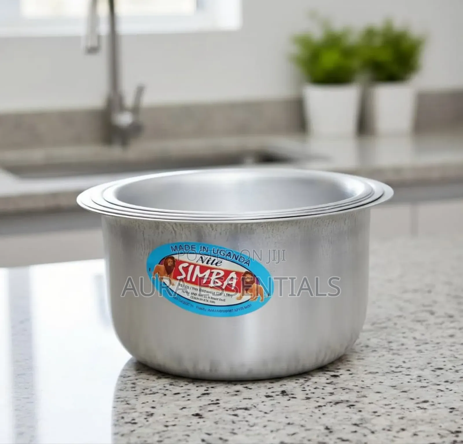 4pcs Set of Saucepans With Round Bottom - Silver