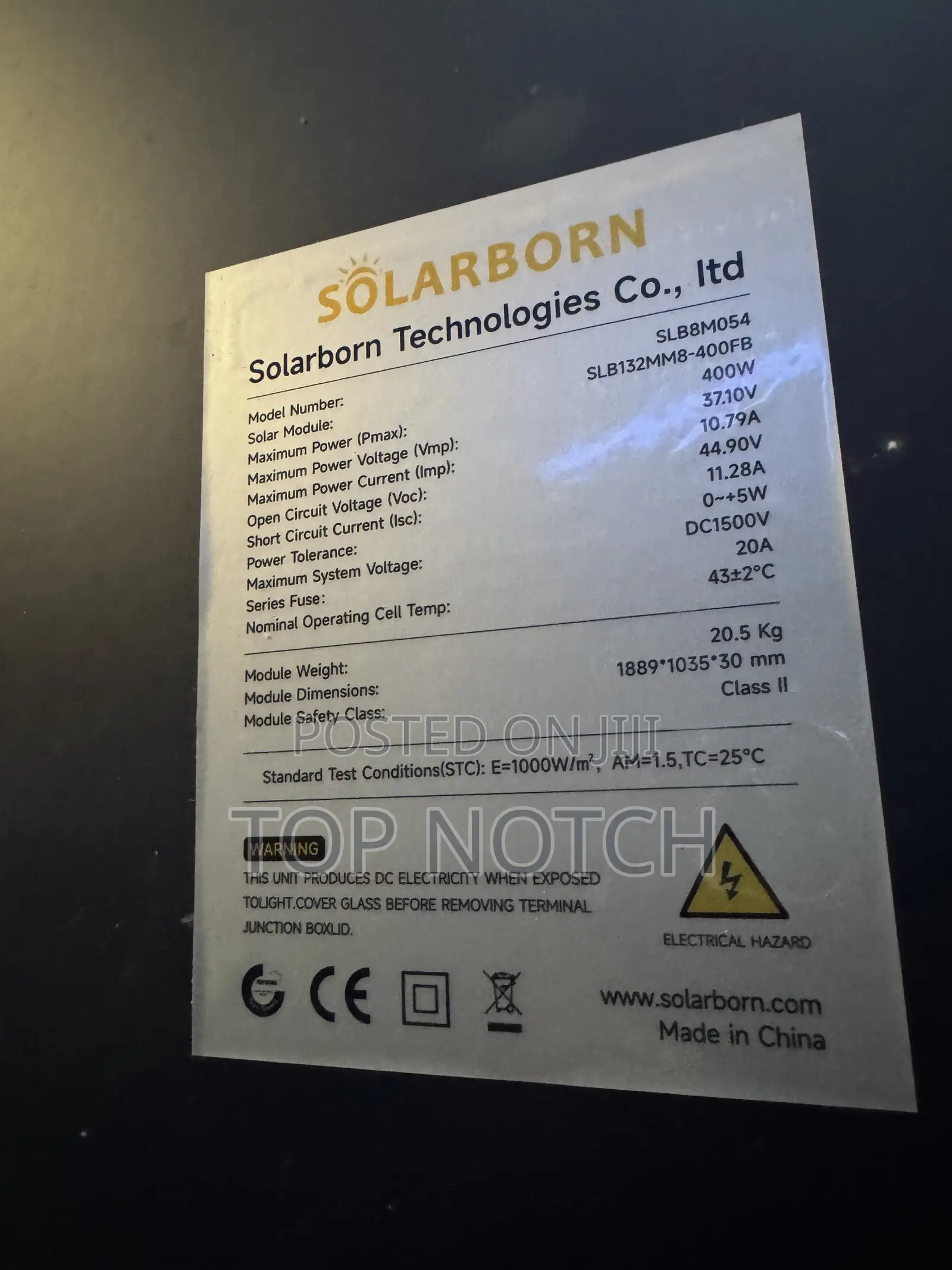 400w Solar Panel