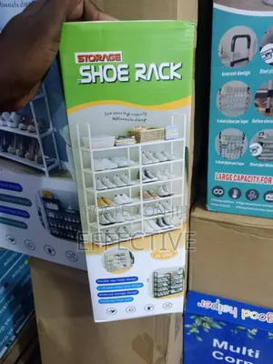 Multi-Tier Diy Metallic Shoe Rack