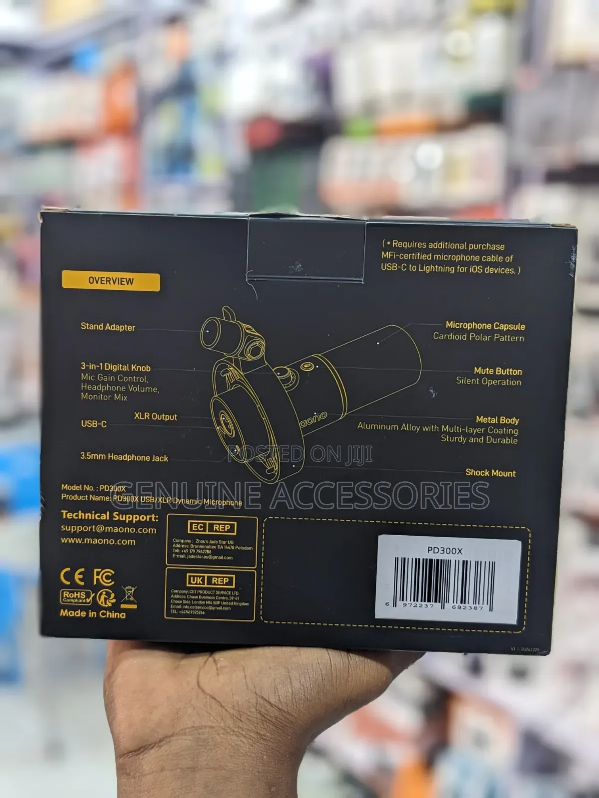 Maono Pd300x Usb/XLR Dynamic Microphone