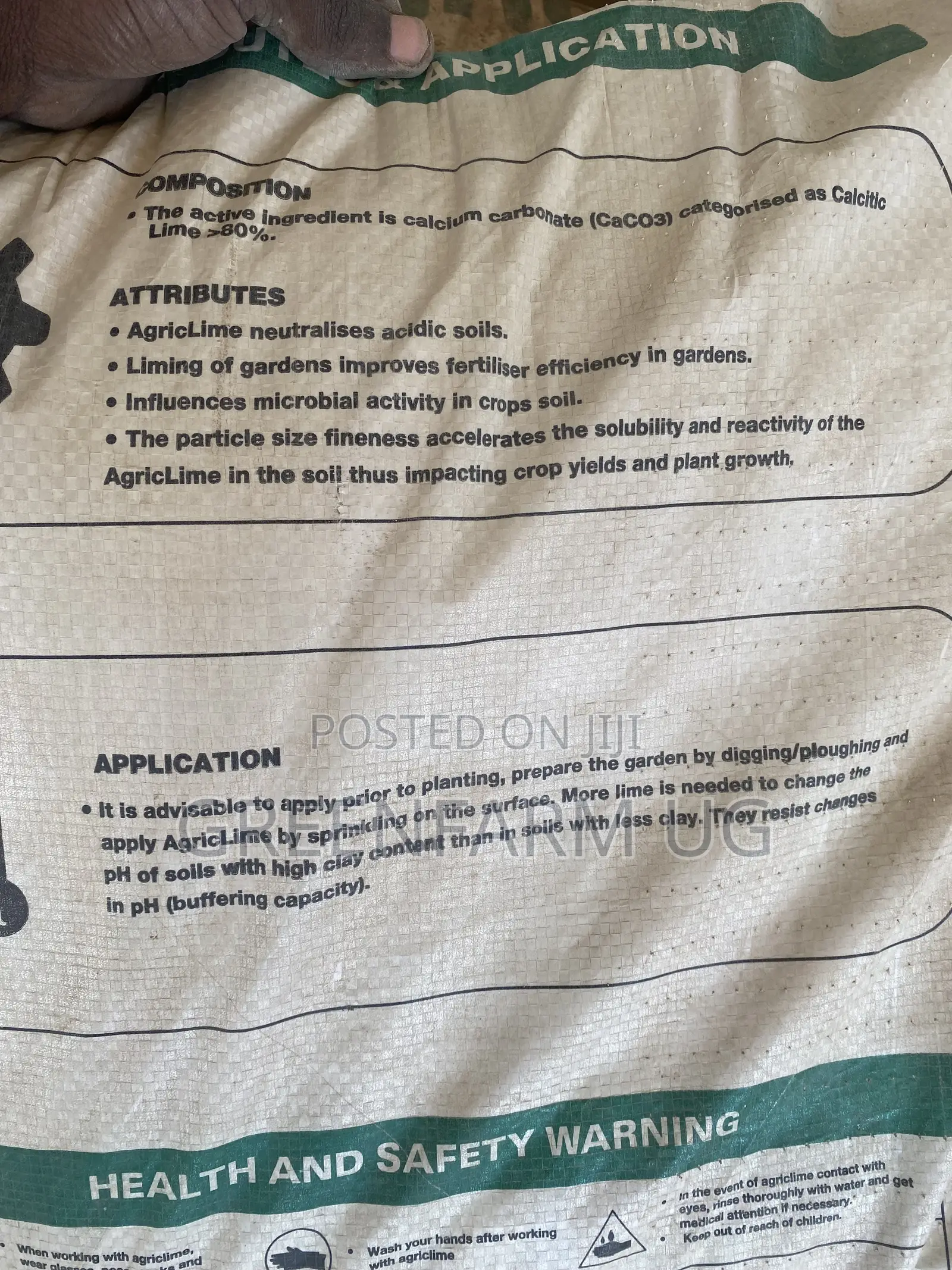 Lime / Agricultural Lime for Farmers