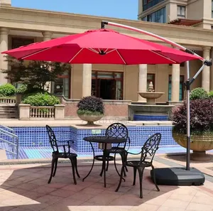 Red Garden Umbrella