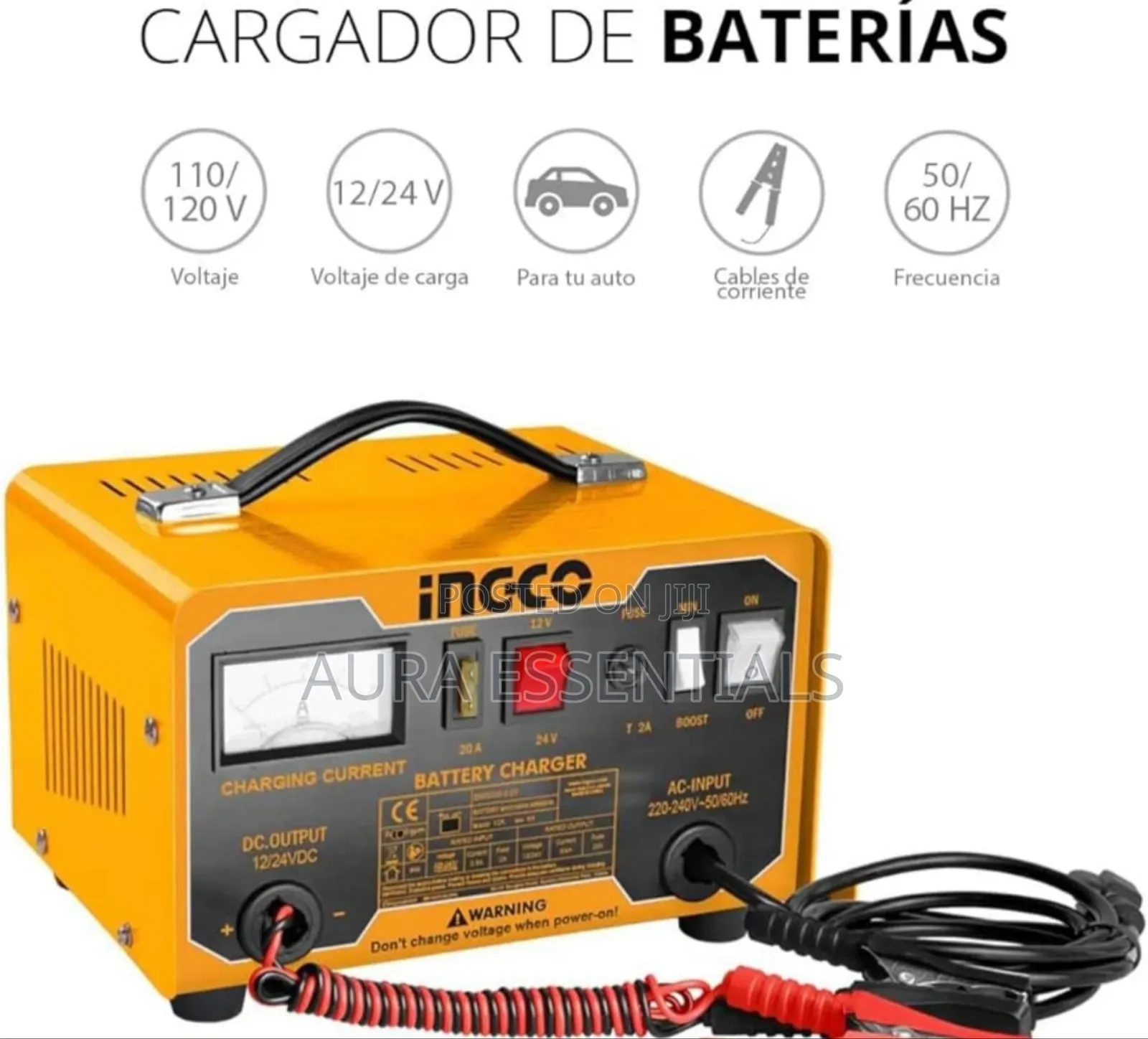 Ing-Cb1601 12/24v Battery Charger