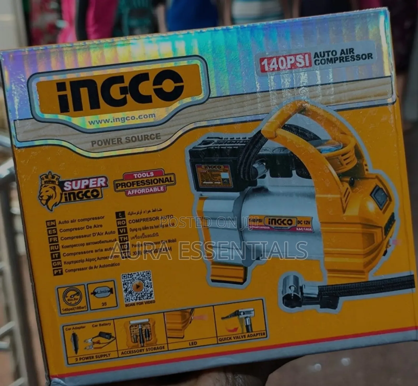 Ingco Multifunctional Air Inflator Pump