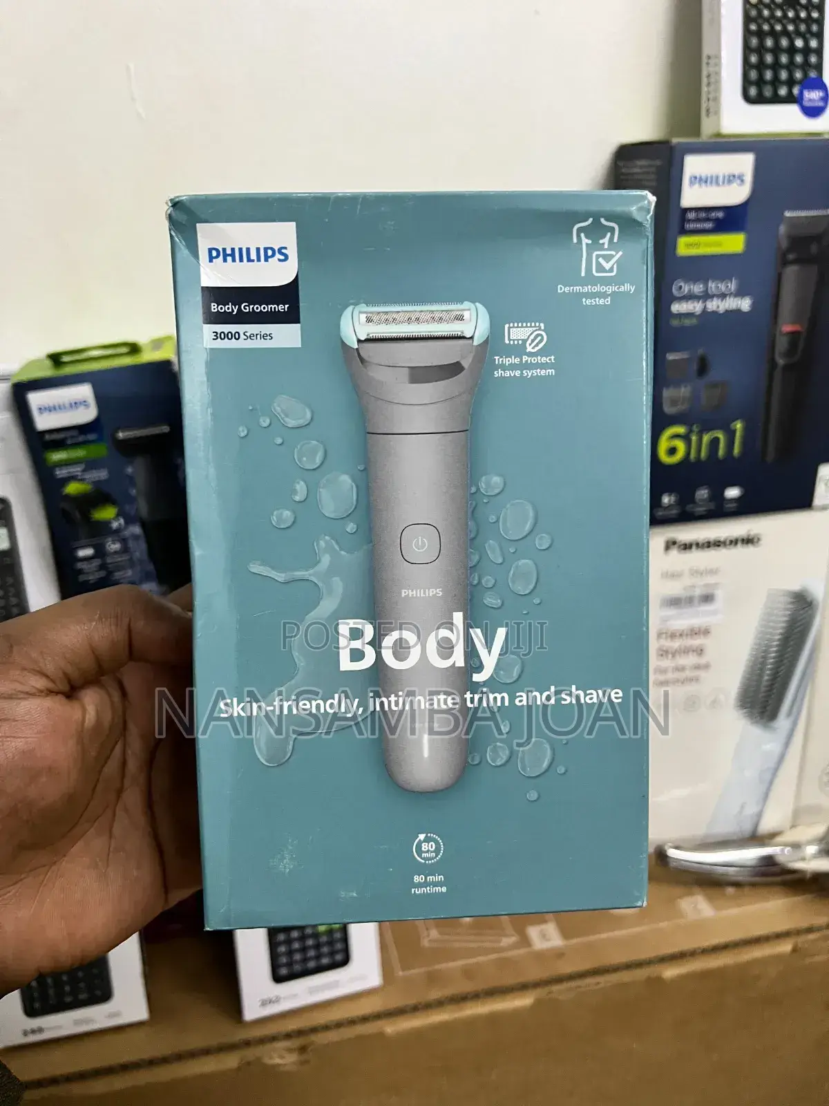 Phillips Body Groomer-silver