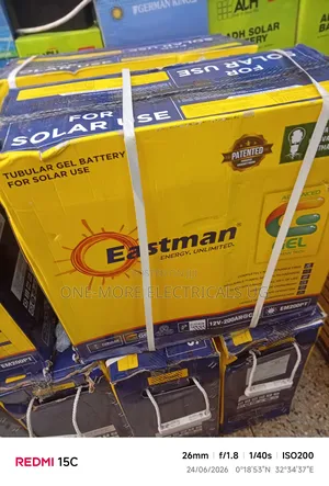Eastman Batteries Tubular Gel 200ah/12volts