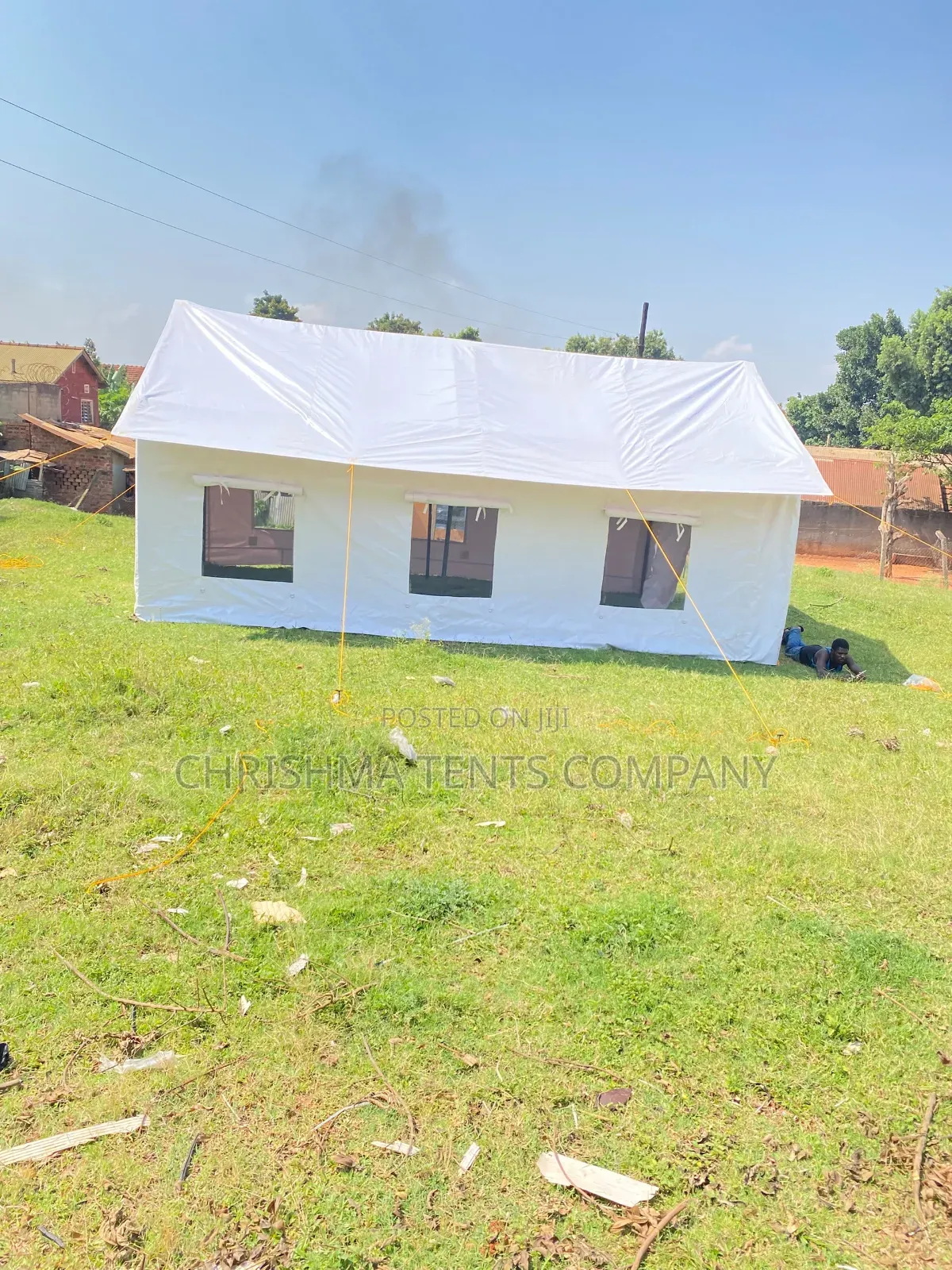 Camping Tent White With Good Nets as Windows