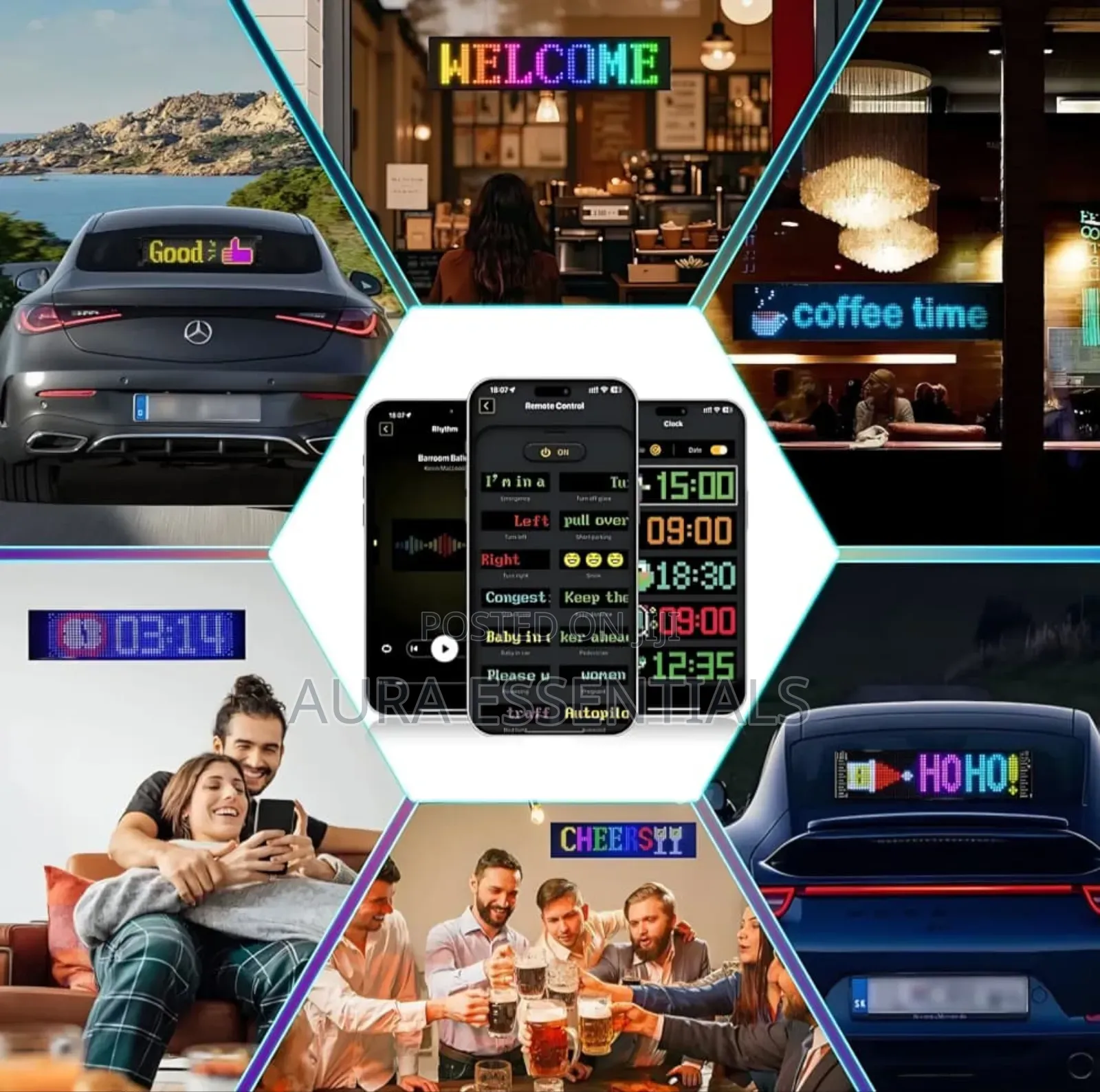 Customizable Led Flexible Matrix Panel Display