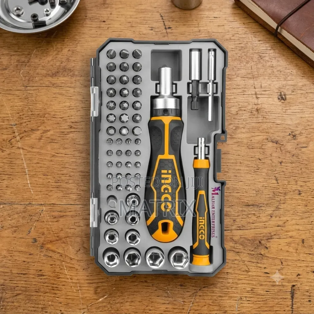 Ingco 55pcs Screwdriver Bits Set