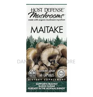 Host Defence, Maitake Mushroom, 1000mg, 60 Capsules