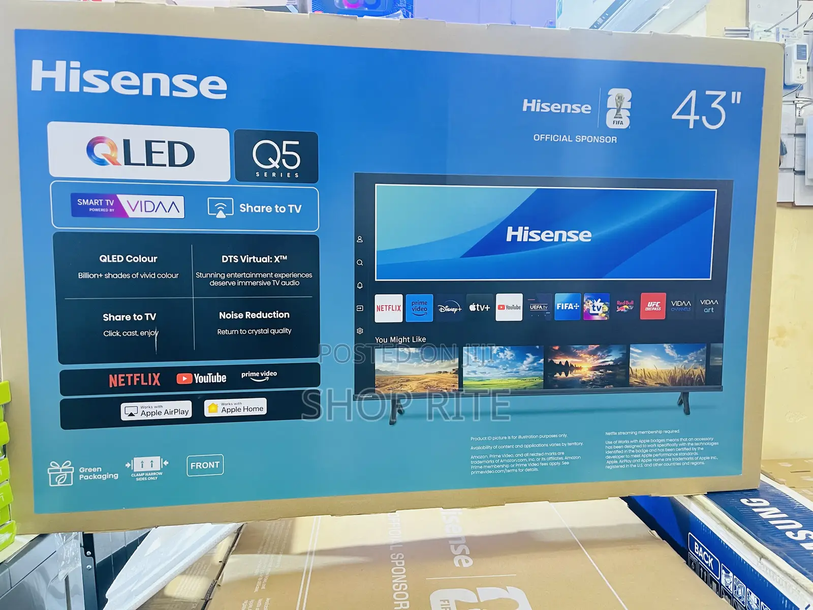 Hisense 43 Inches Q5 Qled Advanced TVS