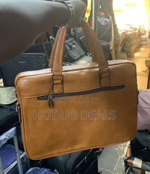 Jeep Office Documents and Laptop Bag - Brown