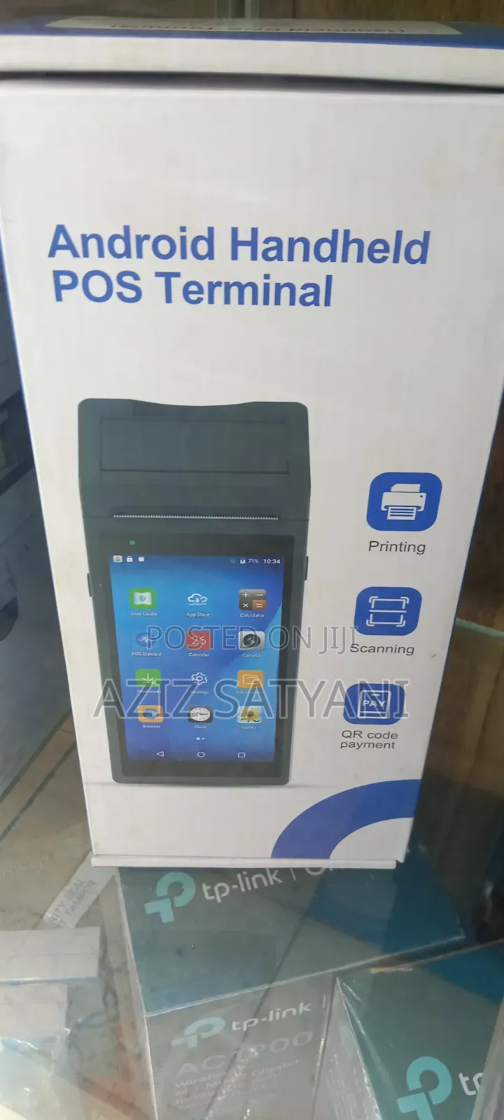 Android Handheld Pos Terminals All-in-one Rest, Supermarket, 2gb 16gb