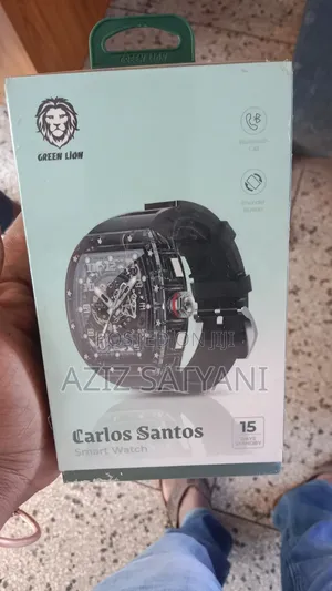 100% Original Green Lion Carlos Santos Smart Watch 15days Battery Bkup