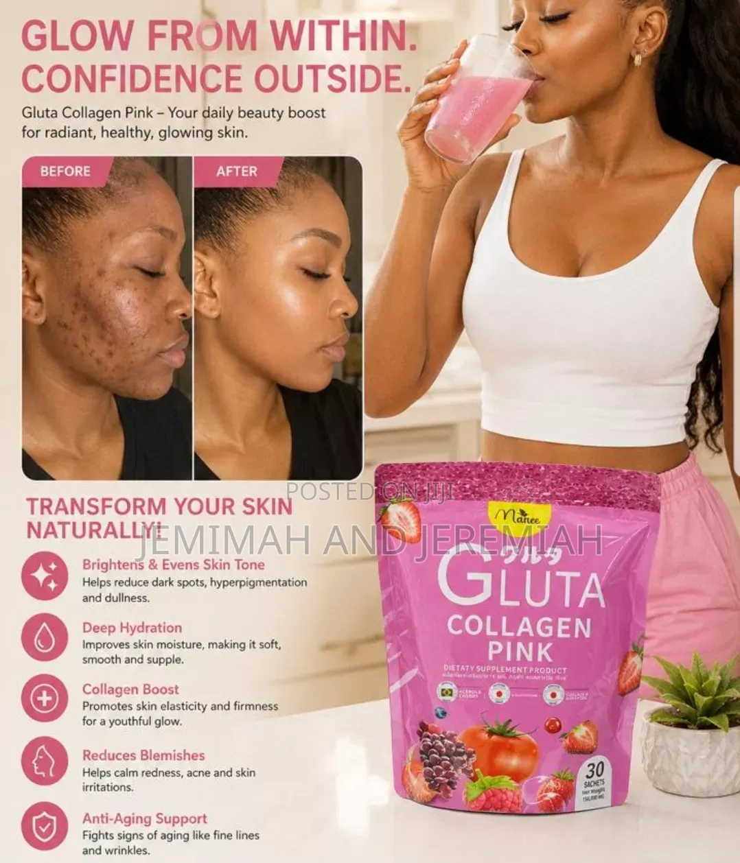Gluta Collagen (Pink)