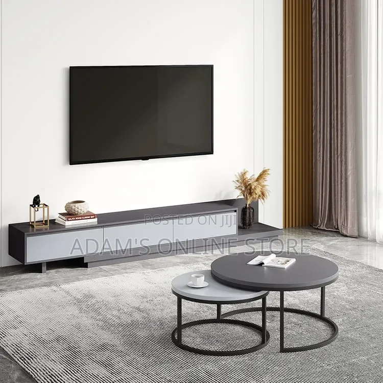 Tv Stand/Round Center Table Full Set