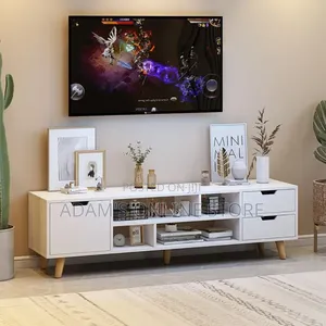 Tv Stand Unit White in All Angles