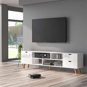 Tv Stand Unit White in All Angles