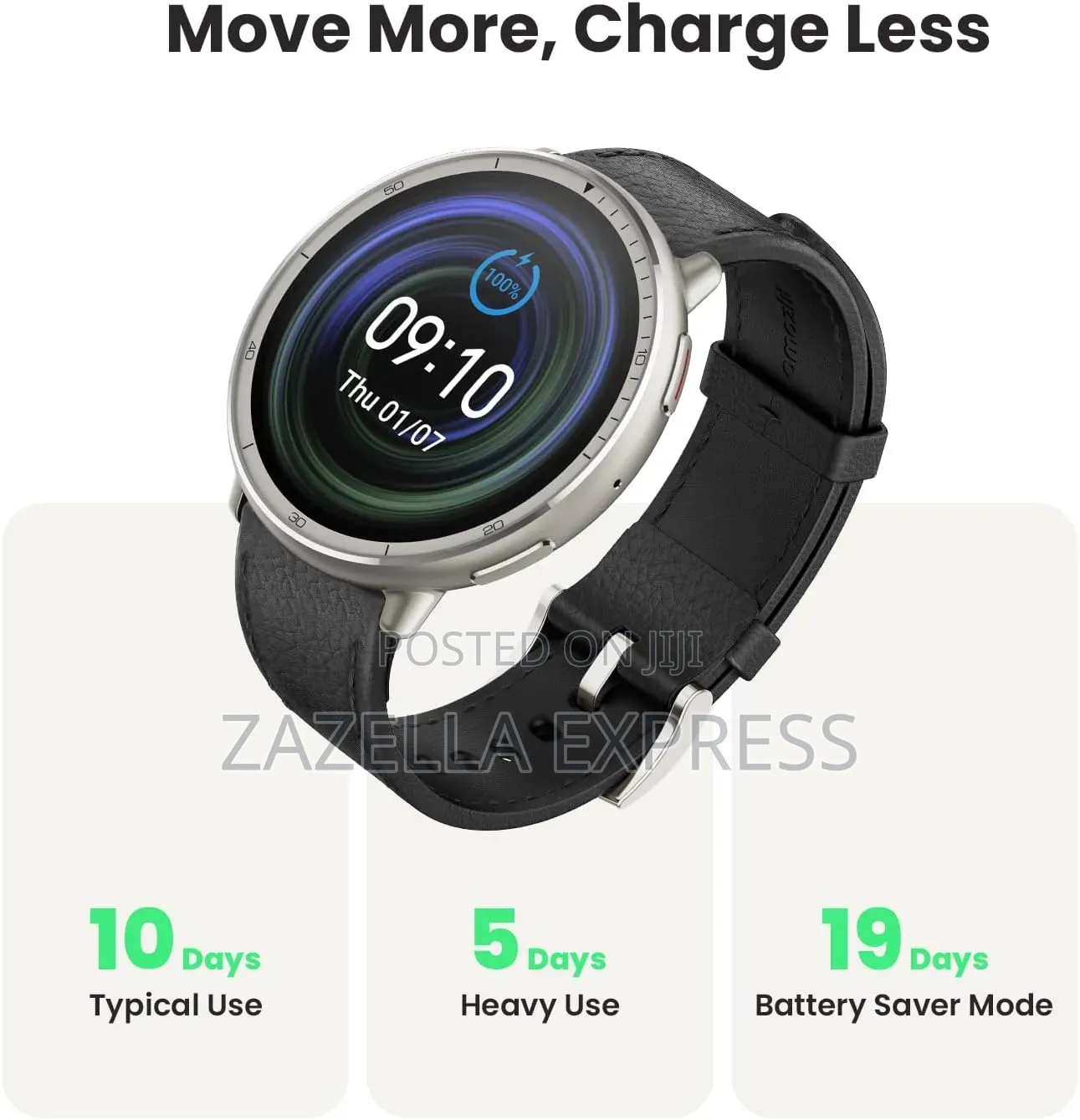 Amazfit Active 2 Premium 44mm Smartwatch for Android iPhone