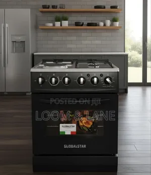 Global Star 3gas + 1electric 50x50 Cooker With Electric Oven