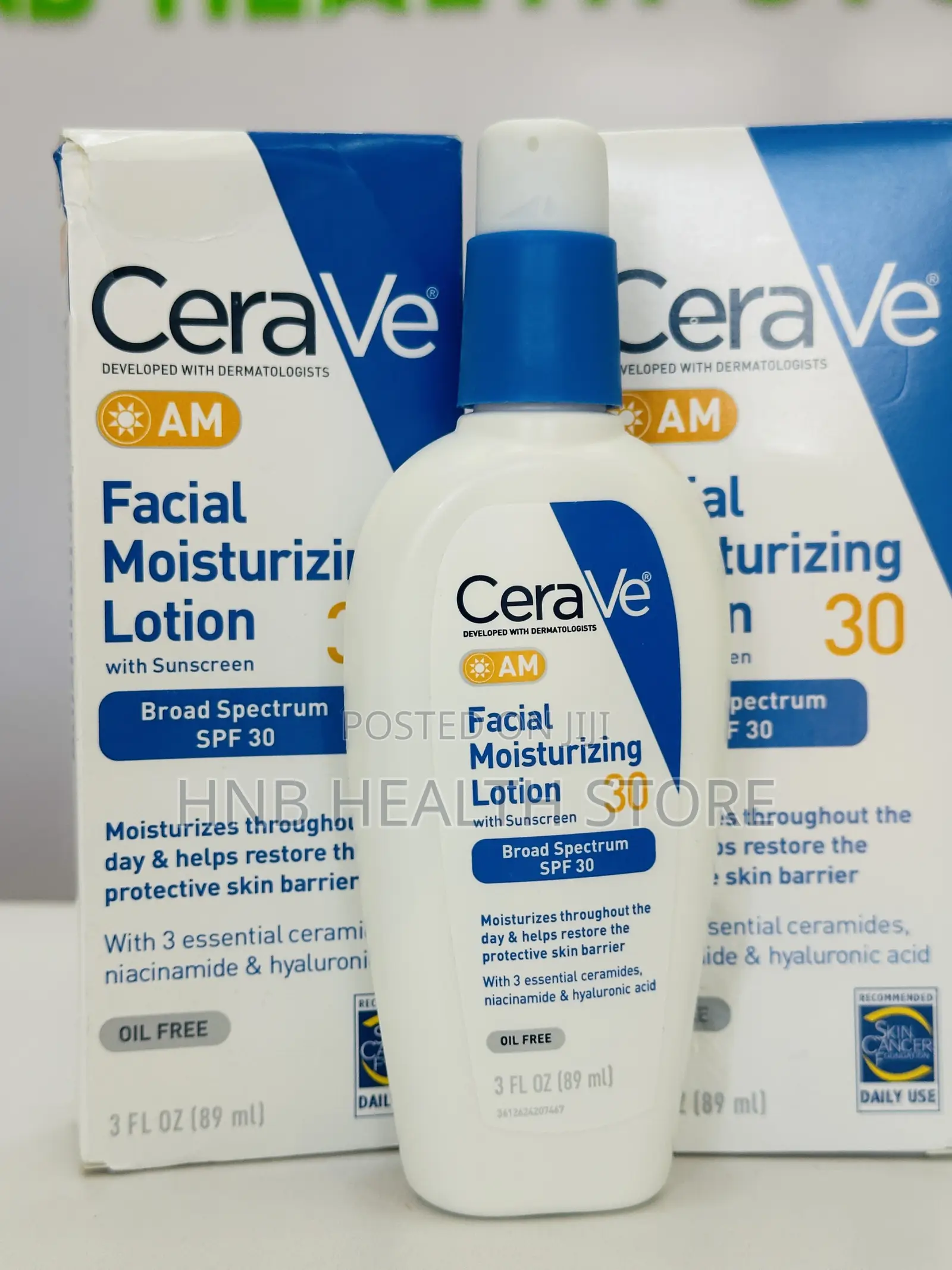 Cerave Sun Screen.