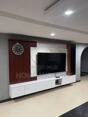 White Brown Mix Wall Unit Tv Stands From 2,000,000/- Make Your Order