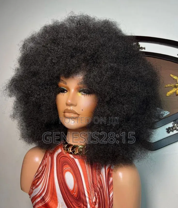 Afro Human Wig