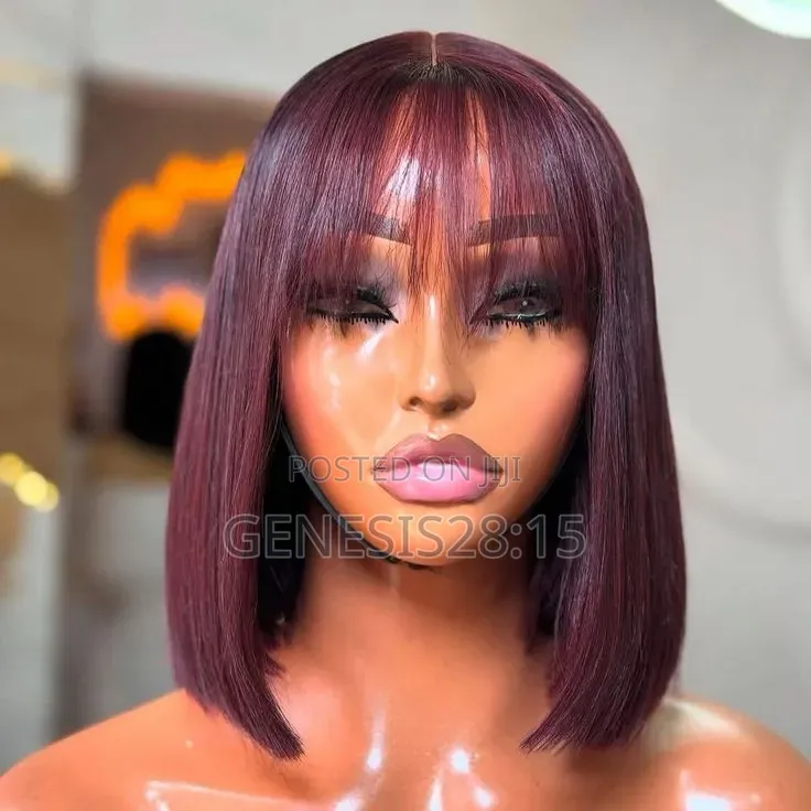 Fringe Straight Bob Wig