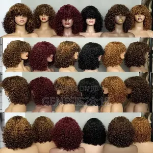 Fringe Curly Wig