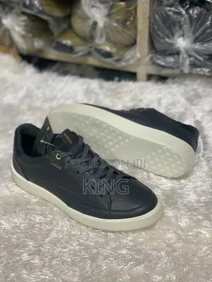 Ecco Men's Smart Casual Sneakers. Black and Navy Blue