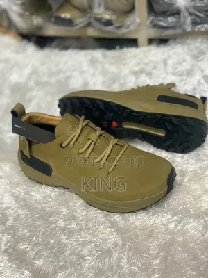 Ecco Sneakers With a Rugged Rubber Outsole.Olive / Green / Brown