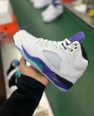 Nike Air Jordan 5 Retro Og "Grape" Sneakers,