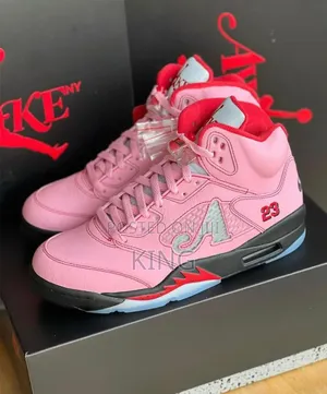 Nike Air Jordan 5 Retro Awake Ny "Arctic Pink" Sneakers,