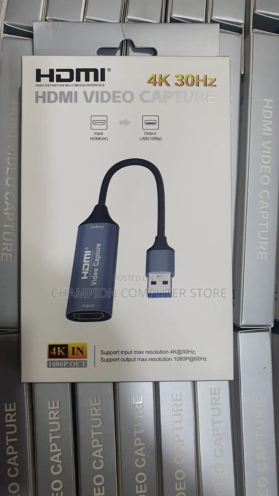  Usb 3.0 Video Capture Card Hdmi Grabber Recorder – 1080p