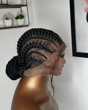 Cornrow Human Wig
