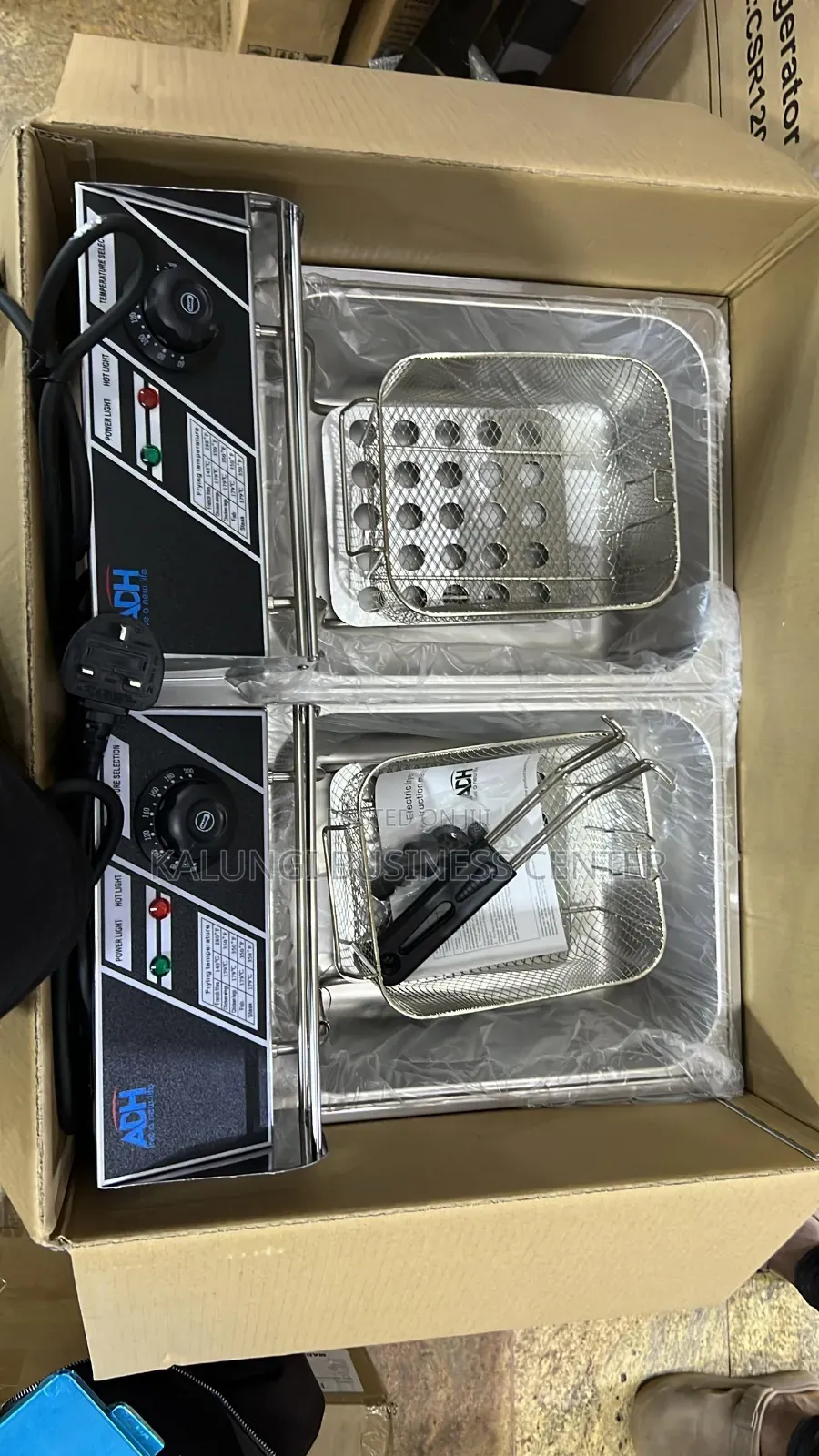 Commercial Deep Fryer 12l Adh Double Deep Fryer