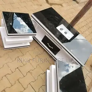 Three Piece Center Table With Glasses