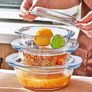 Heat-Resistant Glass Casserole Set