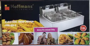 Electronics Electric Deep Fryer (Model Hm-88-2) Features a Dual-Tank