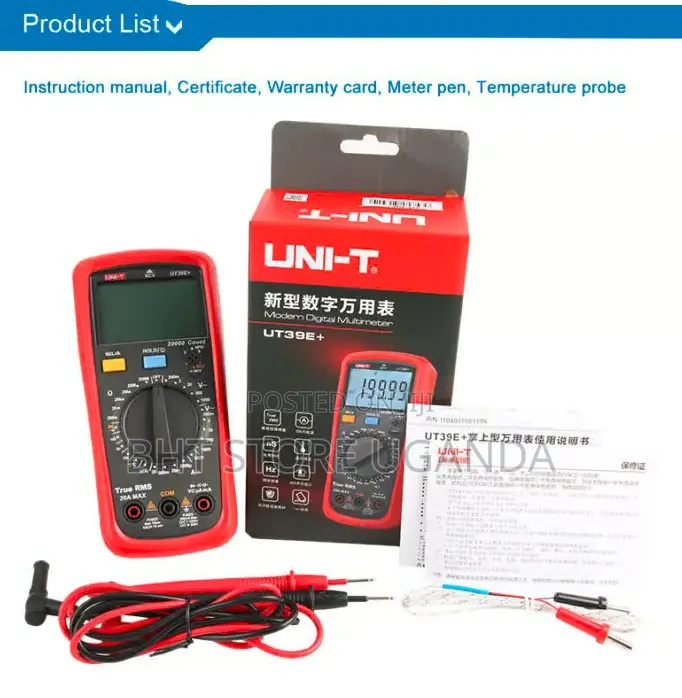 Uni-T Ut39e+ Digital Multimeter
