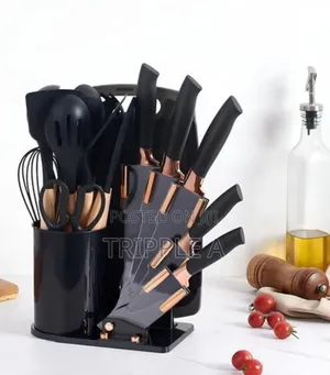 Utensils Set and Knives Set 19 in 1