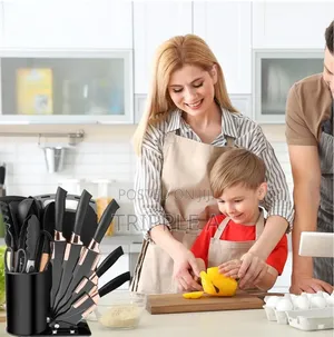 Utensils Set and Knives Set 19 in 1