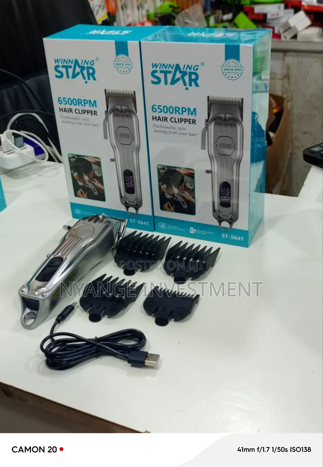 Winning Star Rechargeable Hair Clipper