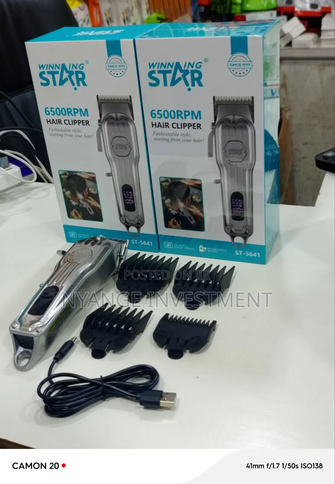 Winning Star Rechargeable Hair Clipper