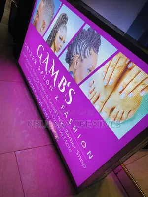 Salon Lightbox Sign