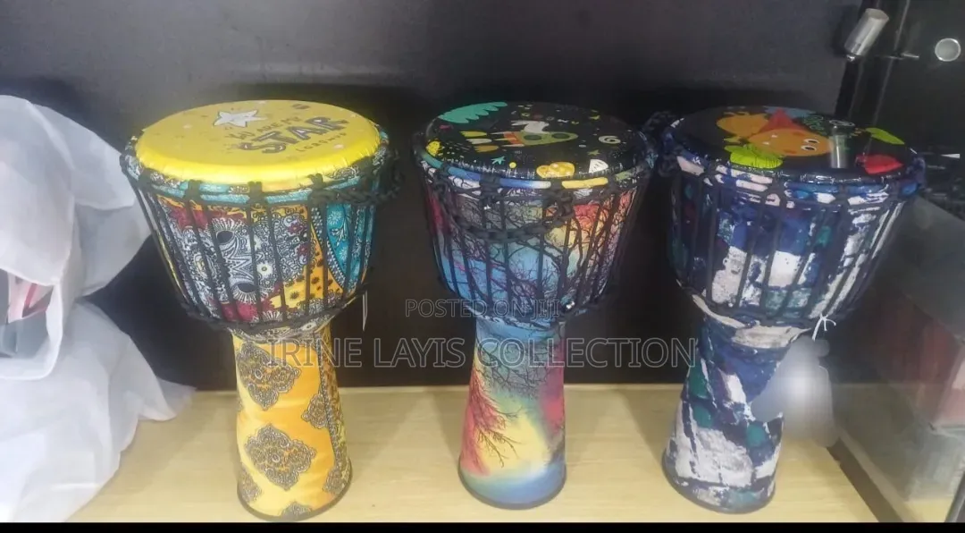 8 Inch Colorful Djembe Hand Drums.