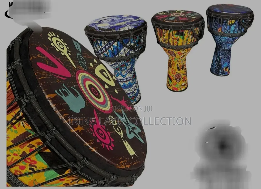 8 Inch Colorful Djembe Hand Drums.
