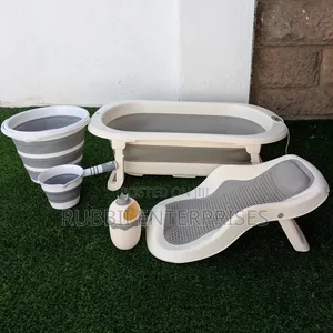 Foldable Baby Bath Tub Set