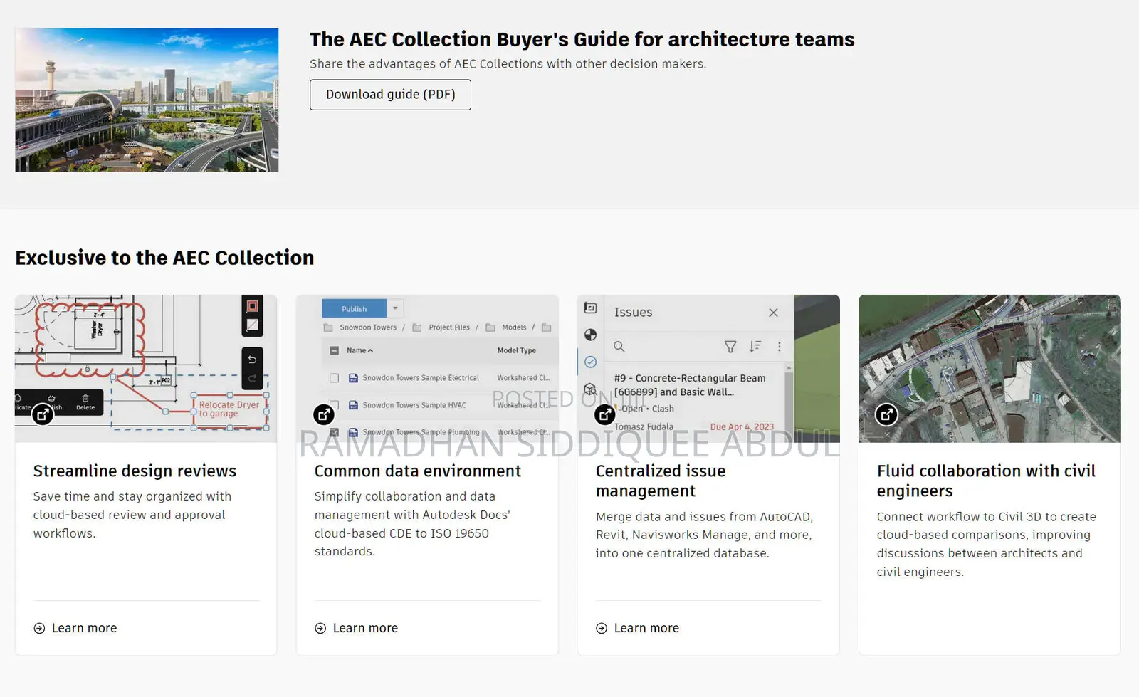 Autodesk Architecture, Engineering Collection Commercial for One Year
