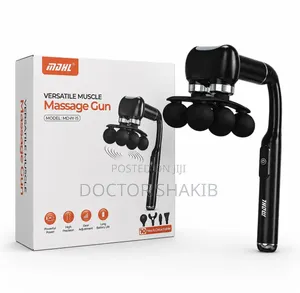 MDHL Deep Tissue Massage Gun – 10 Heads Portable Body Massager